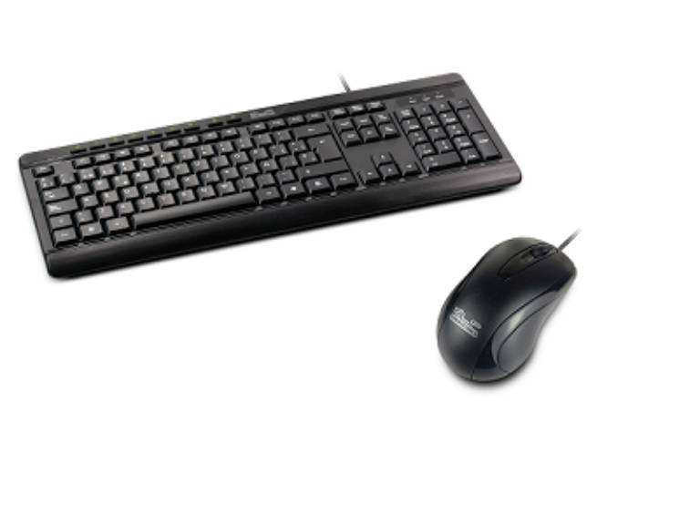 KlipX Combo Teclado + Mouse alámbrico