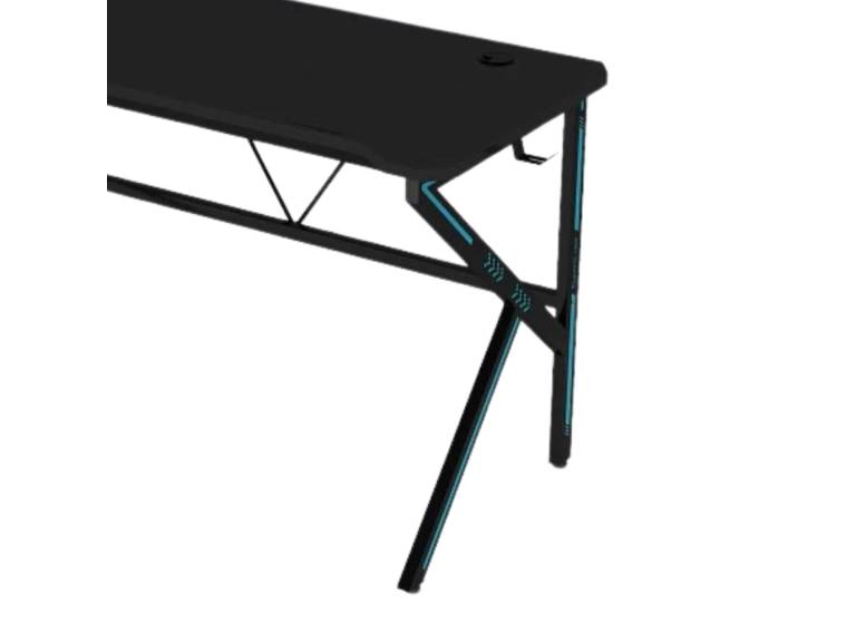 Escritorio Gamer Pro Negro 120x60x70 cm Importclick