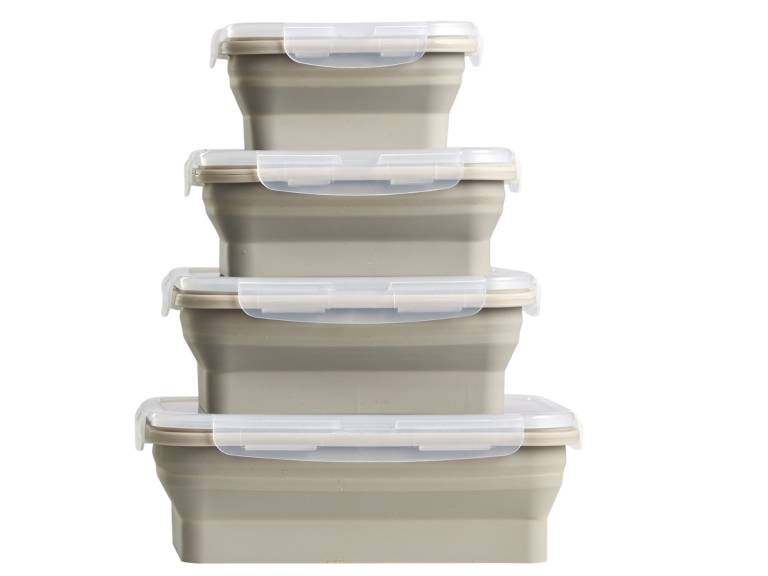 Day Set de Almacenamiento plegable Gris 4Pcs