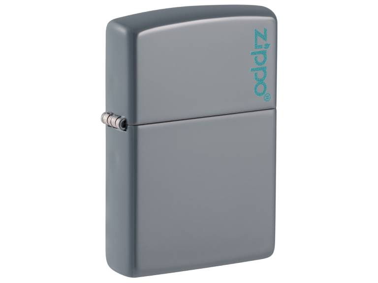 Encendedor Flat Grey Zippo Logo