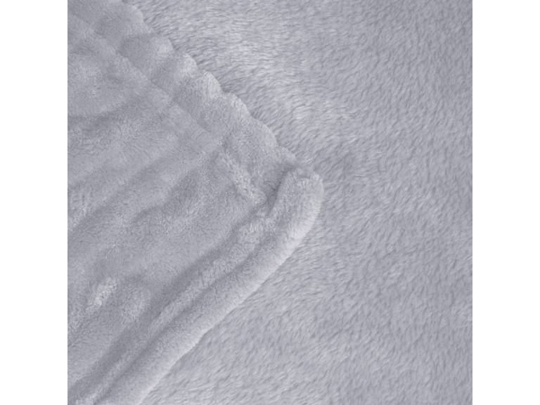 Manta Flannel Embossed 130x160 cms Gris
