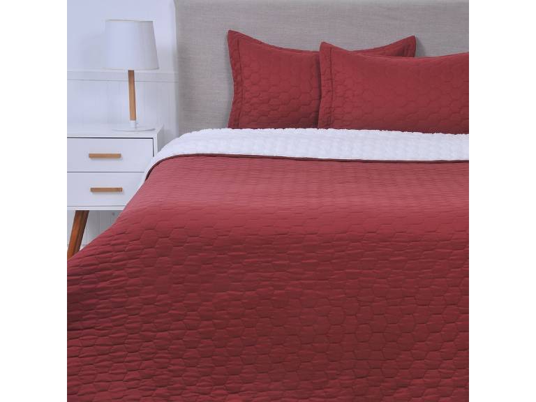 Quilt Sherpa 2 Plazas Burdeo