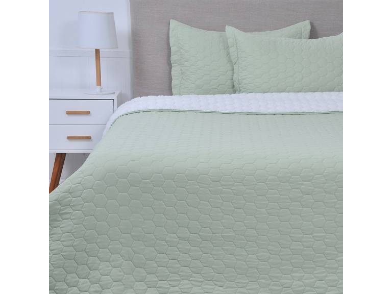 Quilt Sherpa 2 Plazas Verde
