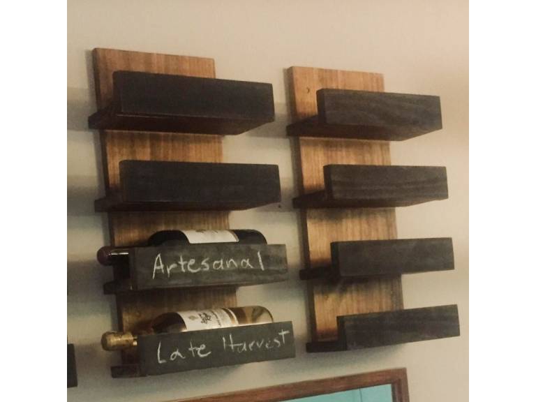 Cava Vinos Premium 4 Espacios Pared Madera Importclick