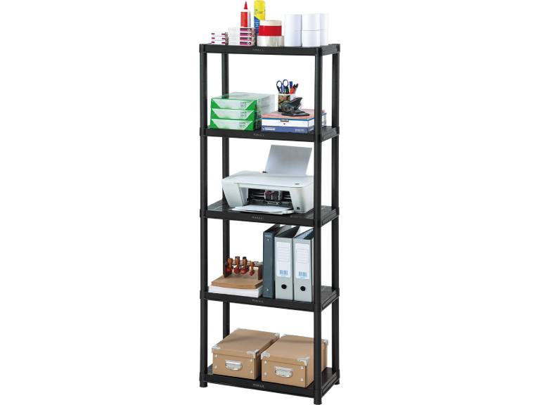 Estante Plástico Rimax 5 Niveles Negro