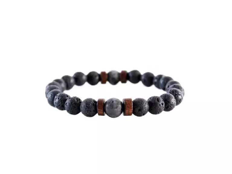 Pulsera piedra volcánica energías