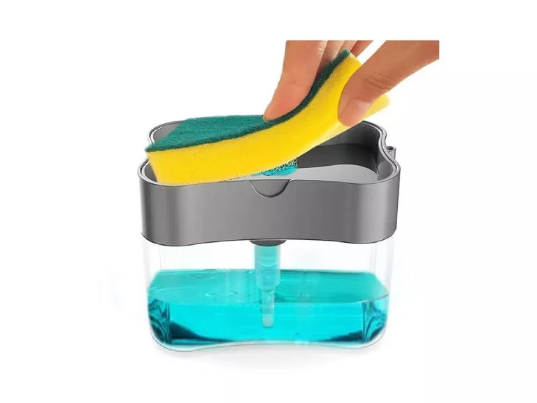 Dispensador de jabón liquido + 5 esponja