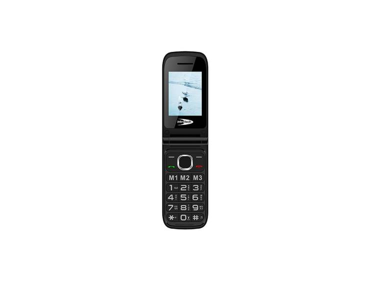 Celular Senior 4G Clamshell 1450Mah Negro