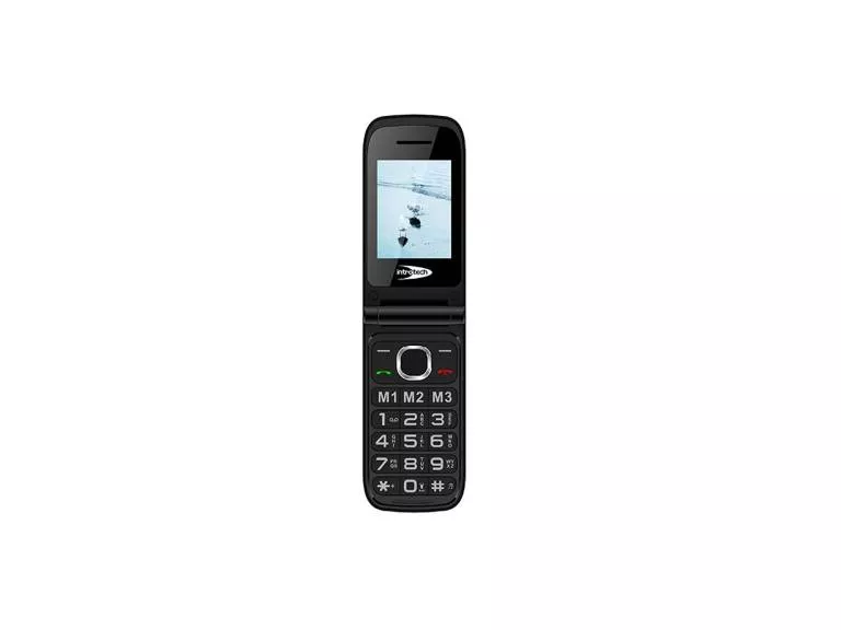Celular Senior 4G Clamshell 1450Mah Negro