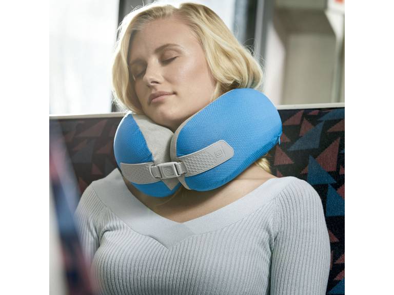 Almohada de Viaje con Memoria Memory Gris