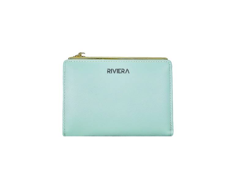 Billetera Gea Verde Menta Modelo 3 Riviera