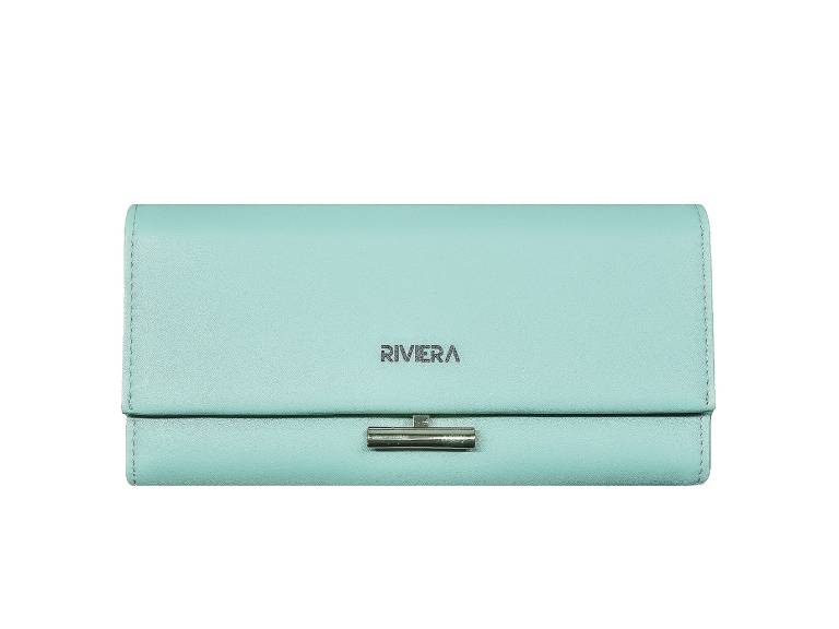 Billetera Gea Verde Menta Modelo 1 Riviera