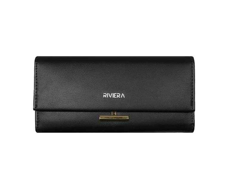 Billetera Gea Negro Modelo 1 Riviera