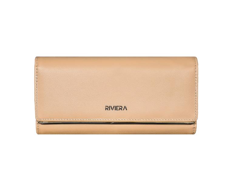 Billetera Gea Beige Modelo 2 Riviera