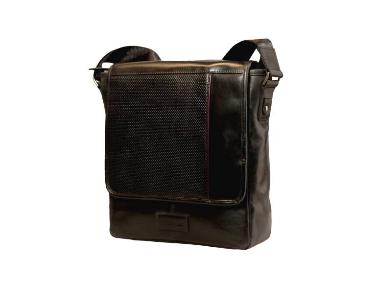 Morral Craftmen 100% cuero Negro
