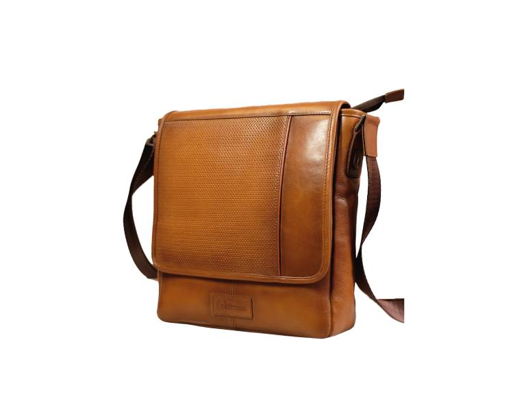 Morral Craftmen 100% cuero Brandy