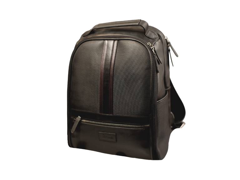 Mochila Craftmen 100% Cuero Negro