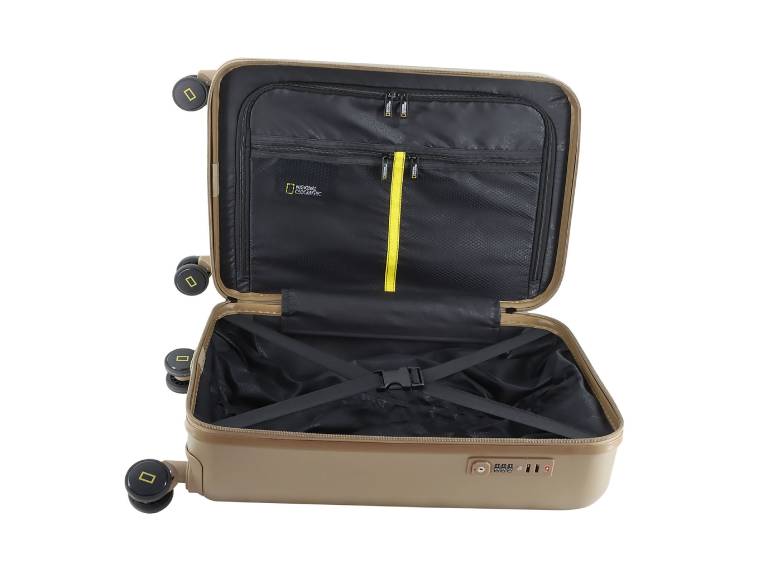 Maleta de Cabina (S) 47 Lts. Cierre Seguro Natgeo Swirl Oro