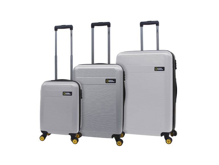 Set de Maletas Natgeoc Aerodrome Plata
