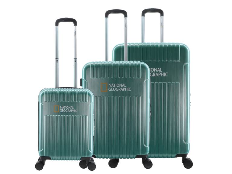 Set de Maletas Natgeo Transit Turquesa