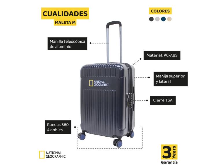 Maleta (M) 85Lt Natgeo Transit Azul
