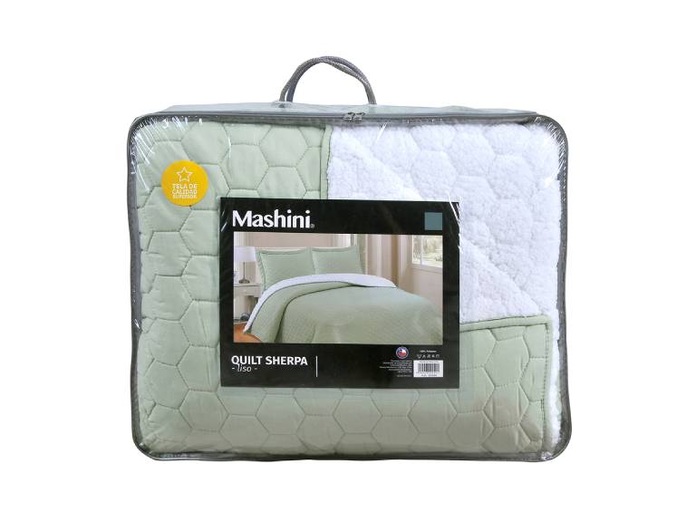 Quilt Sherpa King Verde-P