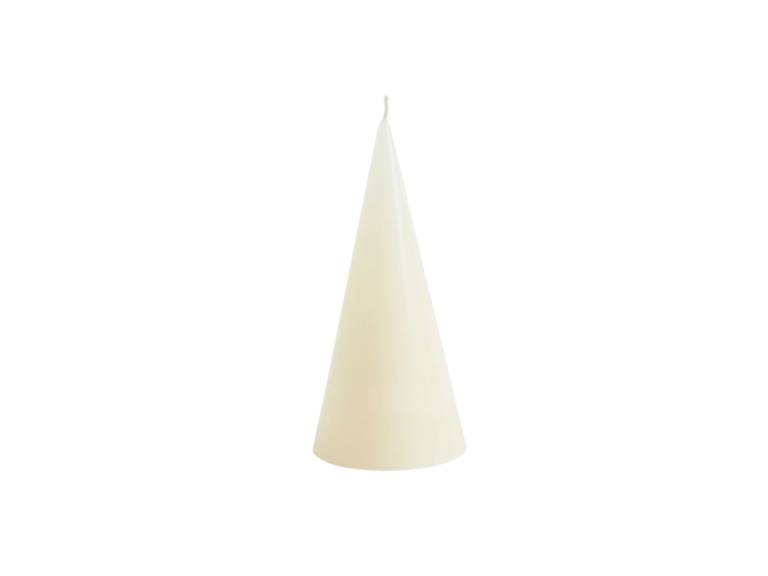 X2 Vela cónica blanca para decorar