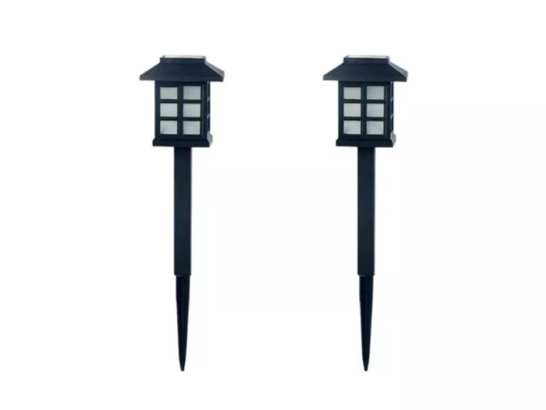 Estaca led solar luz cálida 2 Piezas