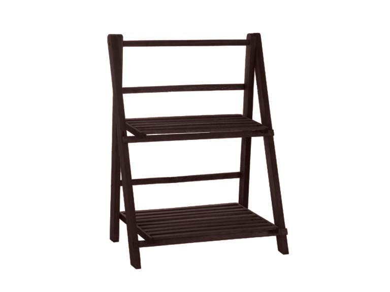 Estante Organizador de Madera 2 Niveles Caoba Importclick
