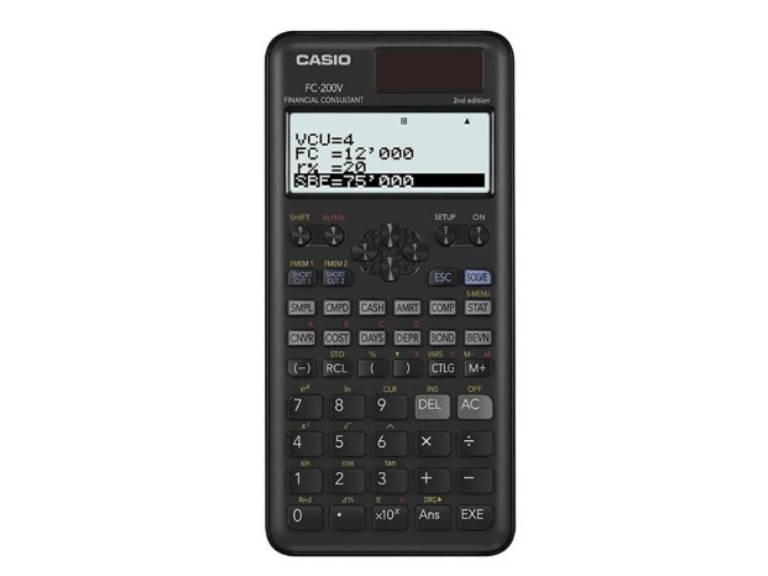 Calculadora Finaciera FC 200V-2