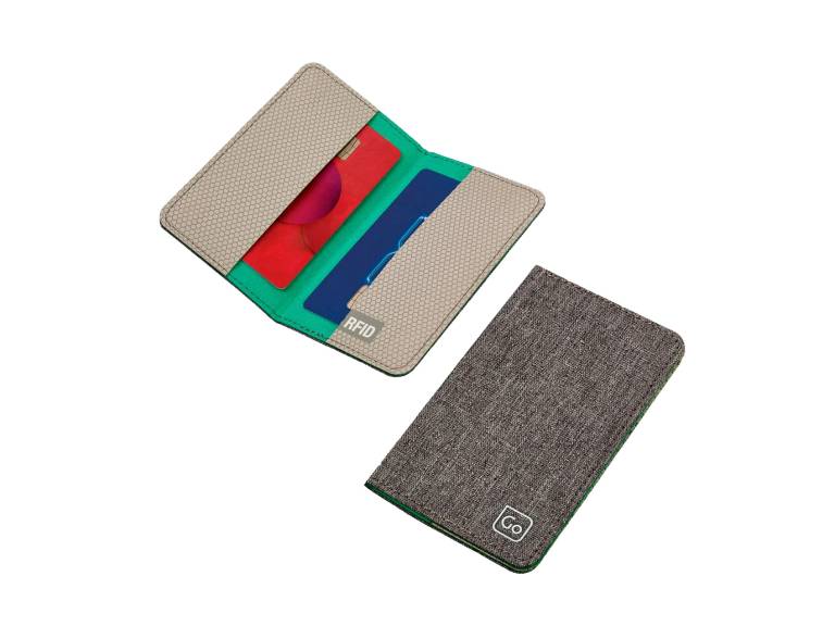 Porta Tarjetas Slip con Bloqueo Rfid