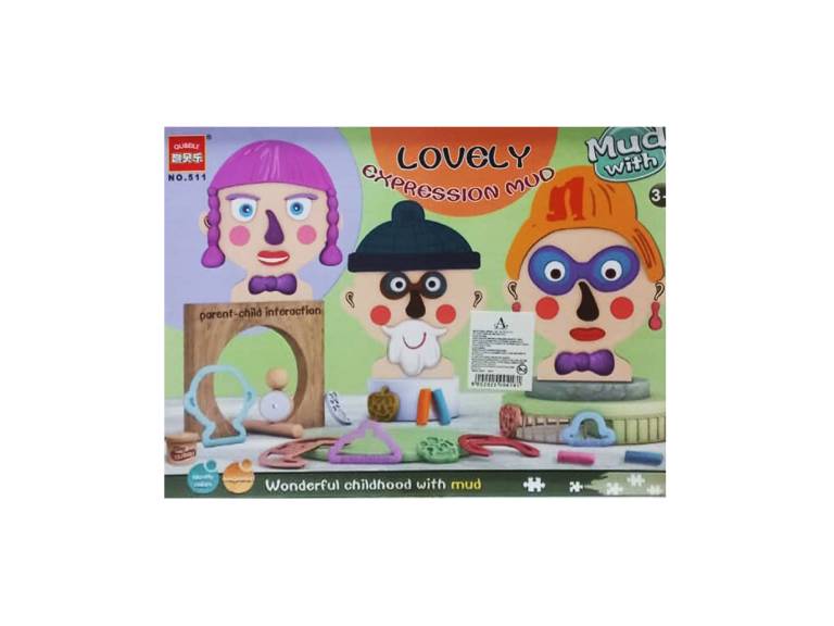 Set Crea Caras Graciosas Masas Juguete V Importclick