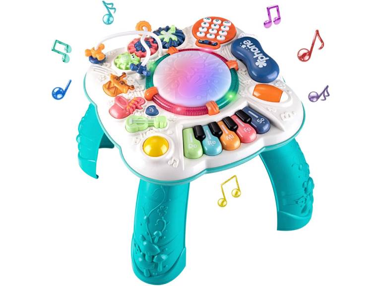 Mesa de Aprendizaje Musical Juguete Didáctico Azul