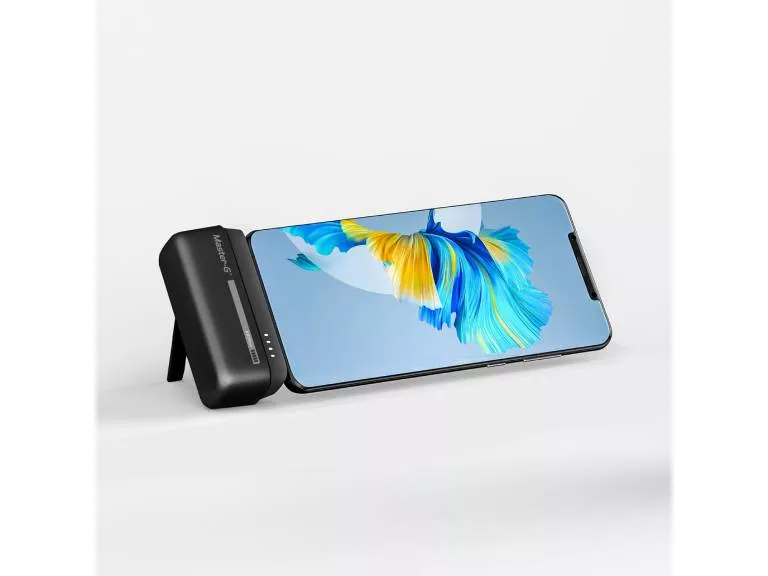 Cargador Base Portátil Pocket 5000 mAh Tipo C Negro Master-G