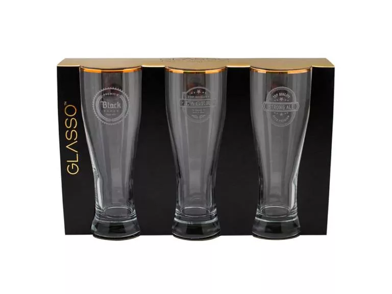 Set de 3 vasos Cerveza Glasso 460 ML