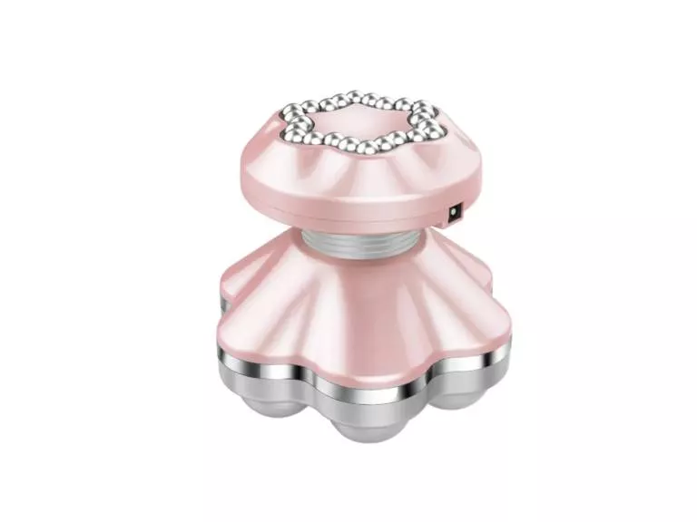 Mini Masajeador Portátil Mano 10x9 cm Rosado Importclick