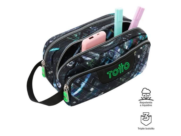 Estuche Escolar Organizador Lapices Rpet Impermeable