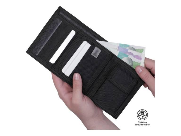 Billetera y Tarjetero RFID Hombre Protección Ind001
