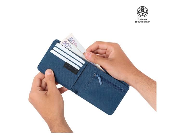 Billetera y Tarjetero Rfid Blocker Juvenil Ind004