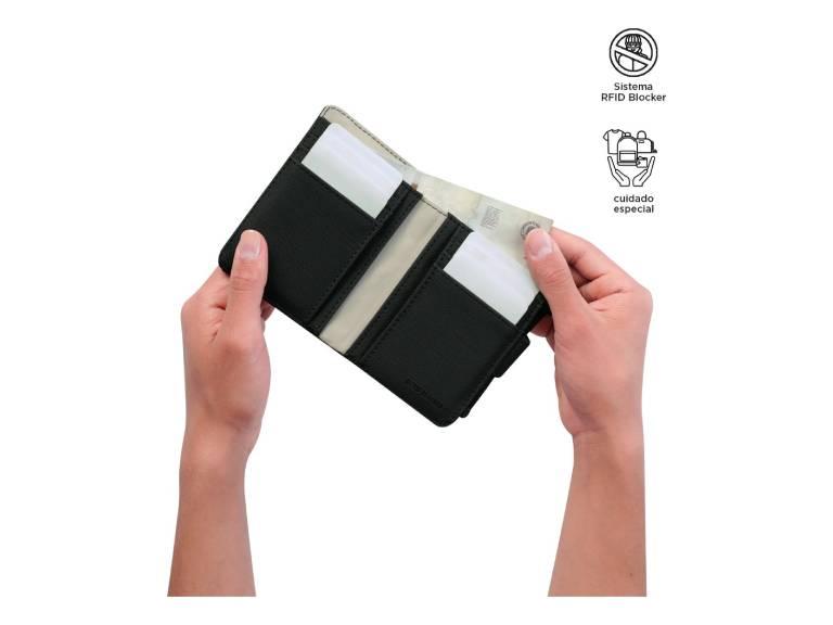 Billetera Tarjetero Rfid Blocker Pequeña Mujer DUL242