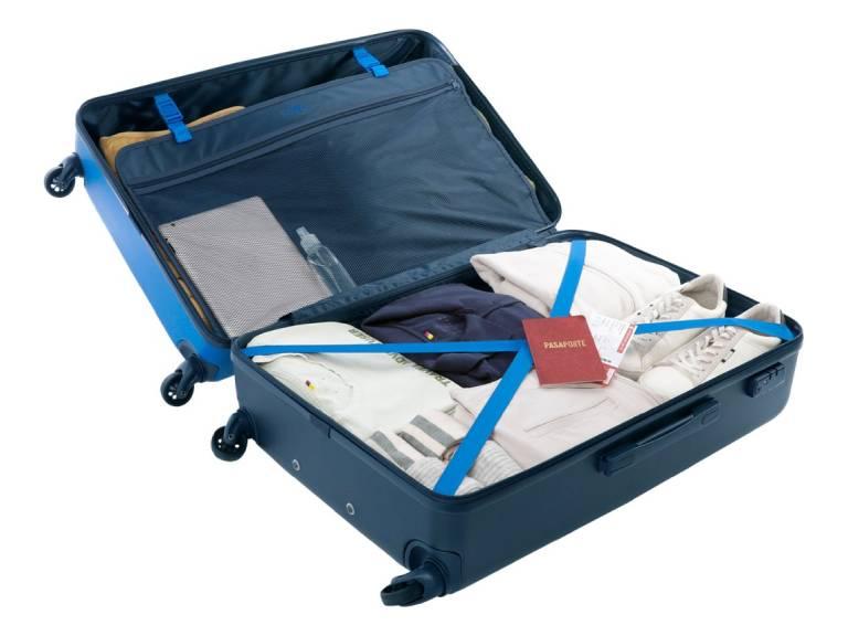 Maleta De Viaje Carry On Ajustable Ruedas 360 L Baz003