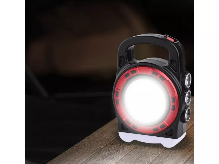 Linterna Luz Solar Exteriores Camping Carga USB Importclick