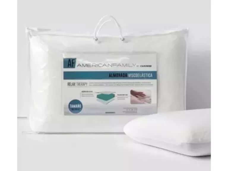 Pack 2 Almohadas Viscoelástica Memory Cannon 40x60 CM Importclick