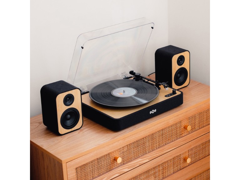 Tornamesa Bluetooth Revolution Con Parlantes Uplift Marley