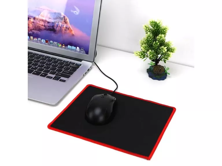 Mouse Pad Gamer Notebook 26 x 21 CM Rojo Importclick