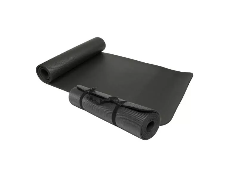 Mat Alfombrilla de Yoga Pilates Negro