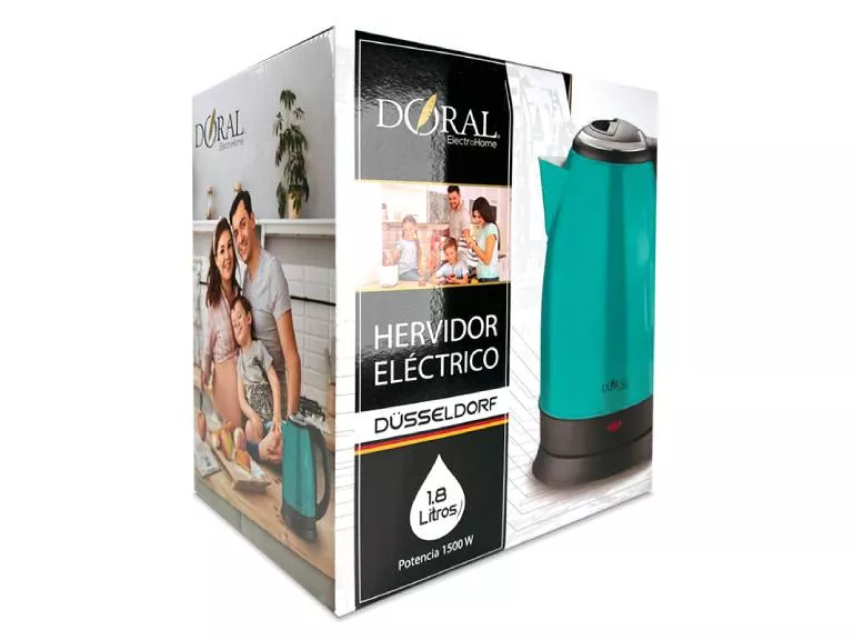 Hervidor Eléctrico 1,8 Lts Dusseldorf Turquesa