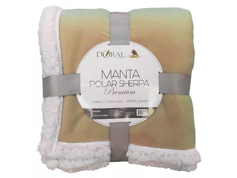 Manta Polar Sherpa Premium Doral Beige