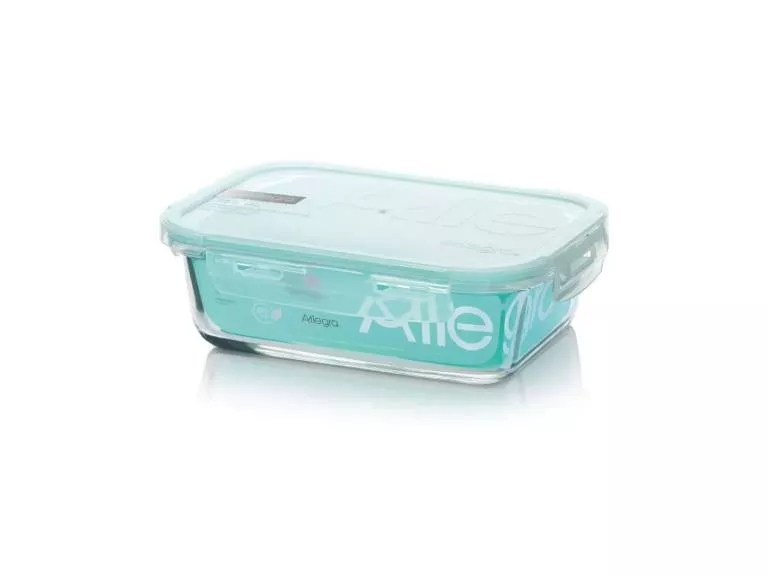 Contenedor Hermético Vidrio Rectangular De 1,5 Litros Allegra