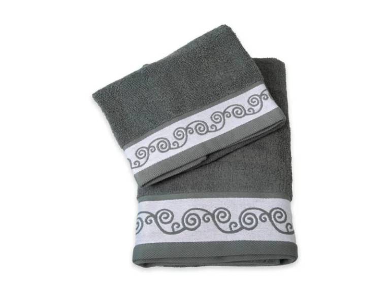 Juego de Toallas Catalina 2 Piezas Doral Gris
